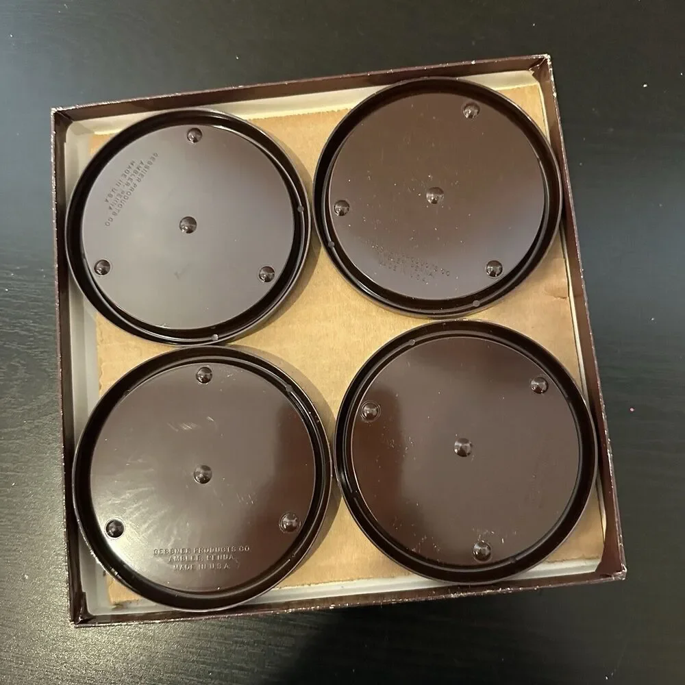 UPS 80th Anniversary Coaster Set (1987, 4 Pieces) Plastic: 4